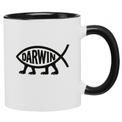Tasse Darwinfisch (beidseitig)